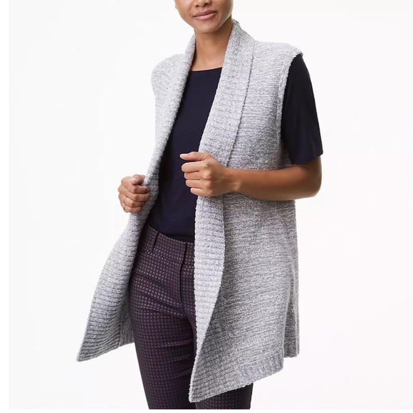 LOFT Jackets & Blazers - Loft gray sweater vest